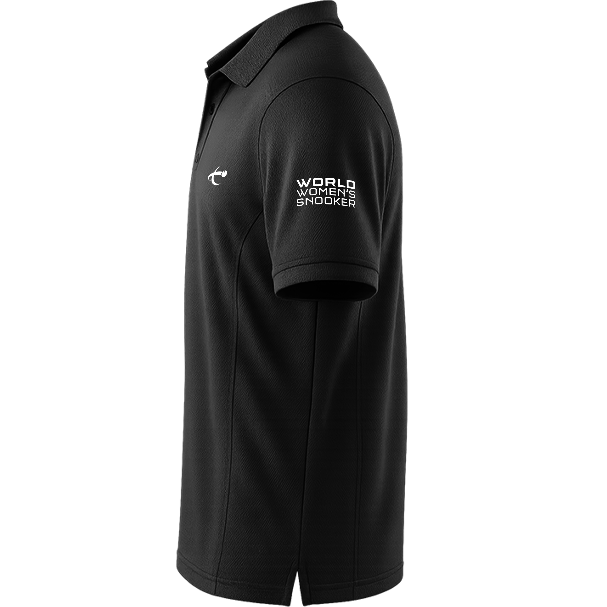 WWS Female Black Polo