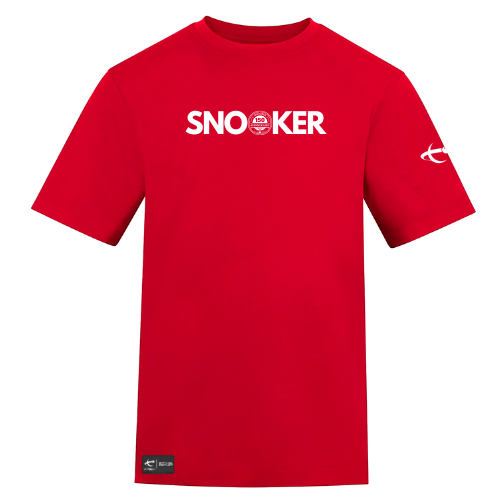 Snooker 150 Anniversary Fire Red Cotton T-Shirt
