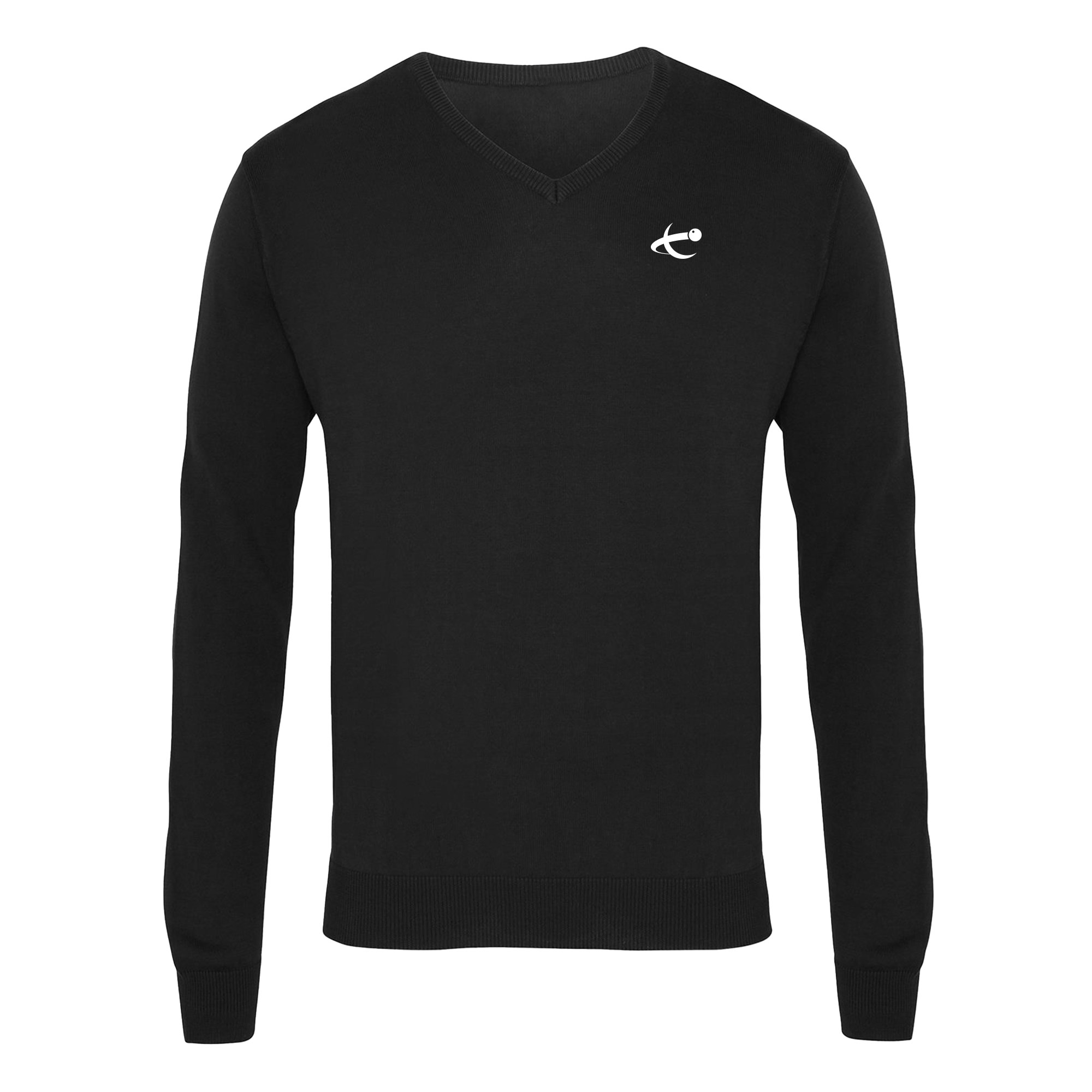 WPBSA Black V Neck Sweater