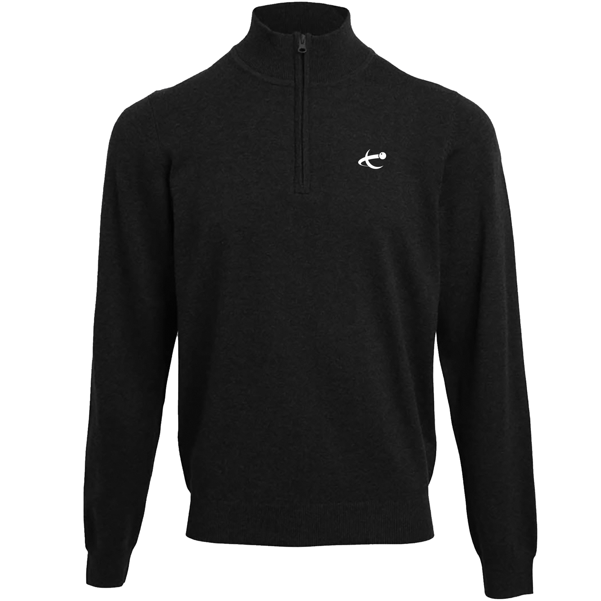 WPBSA Black 1/4 Zip Sweater