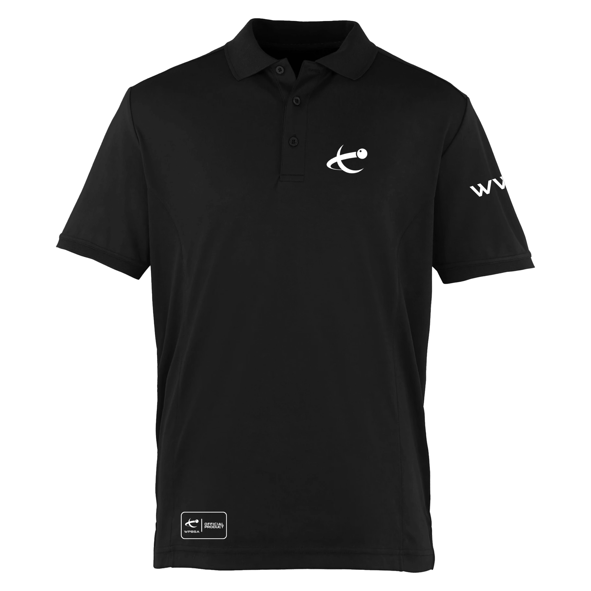 WWS Unisex Black Polo